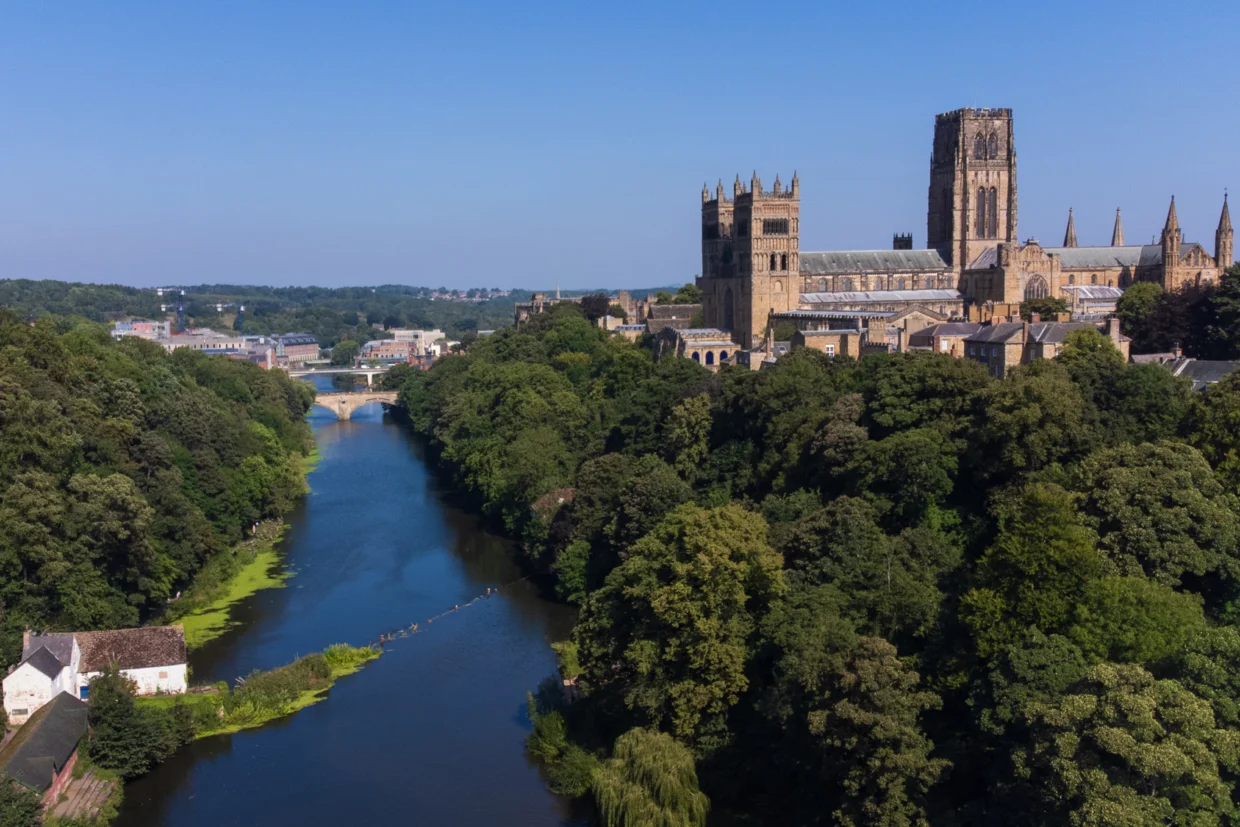 Durham Cathedral from the Riverbank.